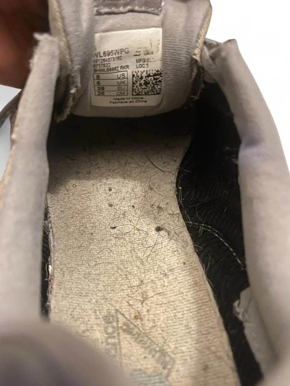 New Balance 696 Gray Sneakers Women’s Size 8
